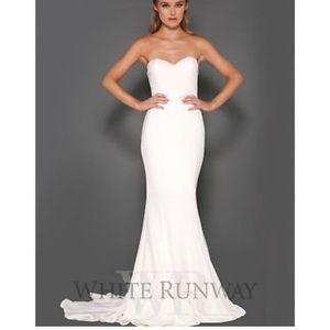 Elle Zeitoune Arianna White Dress Wedding Gown